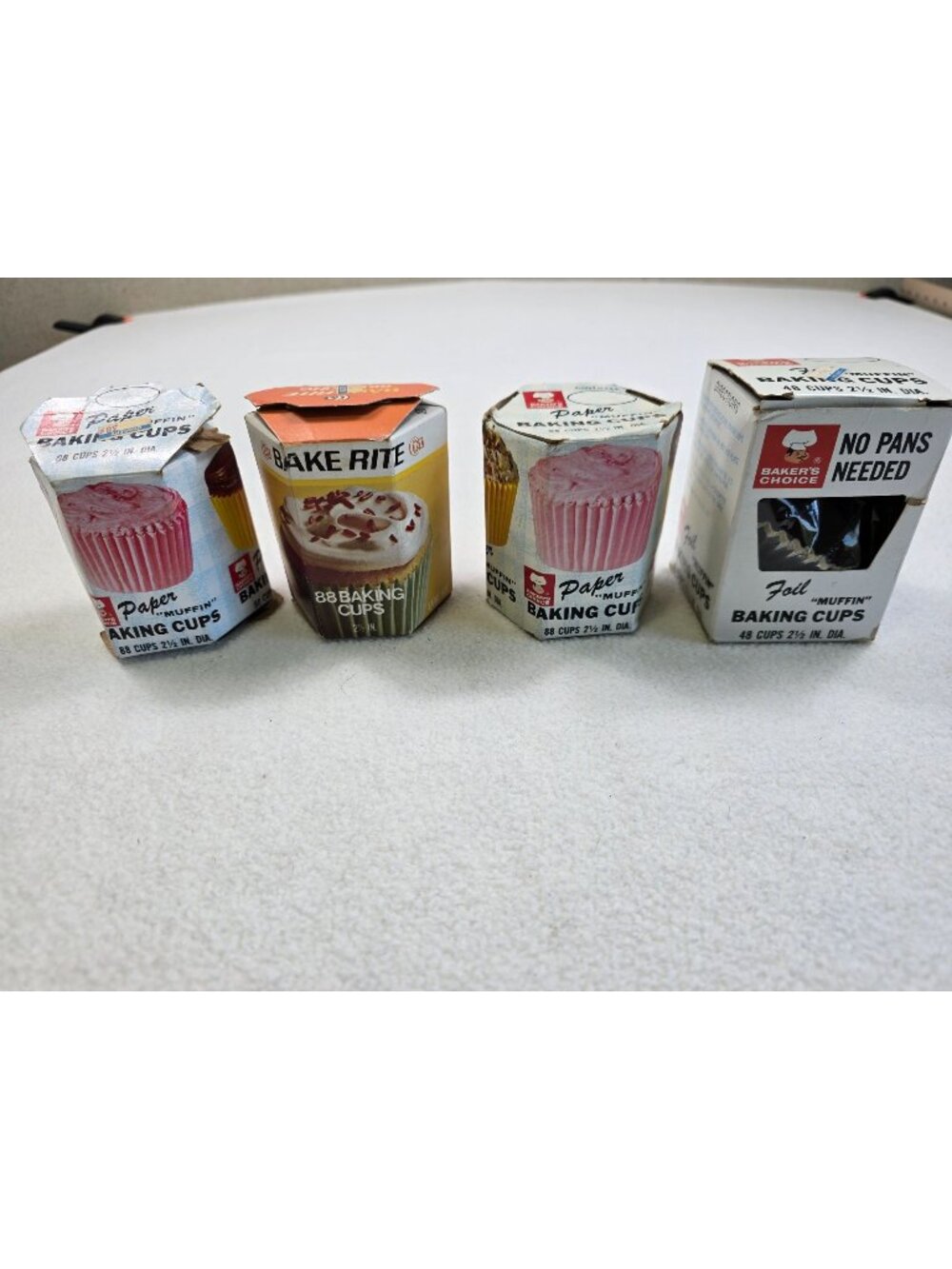 Vintage Baking Cups Lot Of 4 Packs